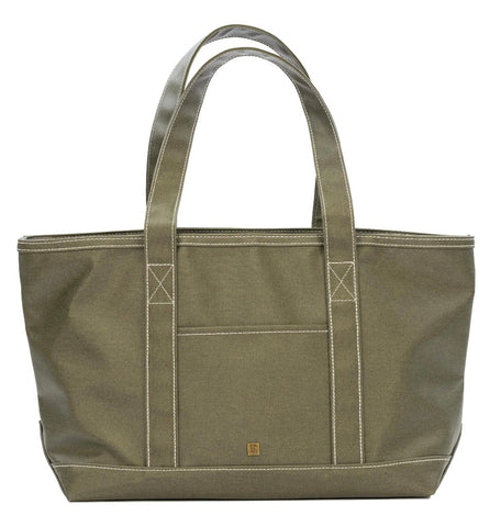 TRVL Design Medium Tote - Olive Coated Canvas