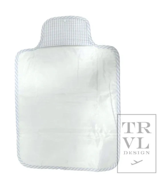 TRVL Design Quilted Changing Pad - Pimlico Stripe Blue