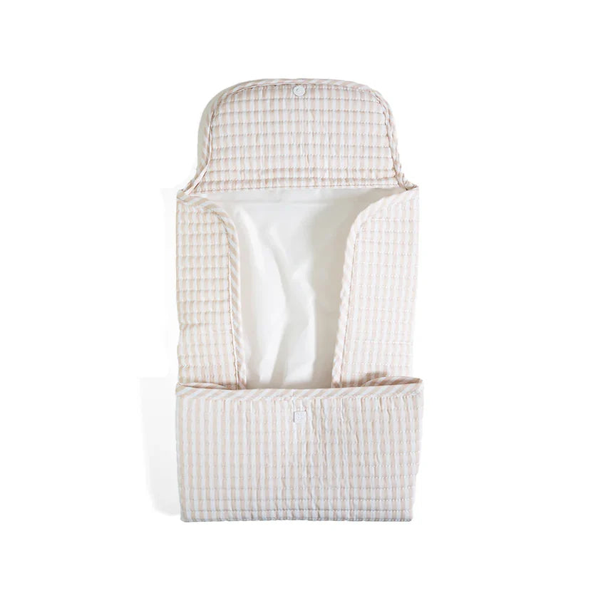 TRVL Design Quilted Changing Pad - Pimlico Stripe Sand