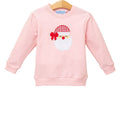 Trotter Street French Terry Pullover - Santa (Light Pink)