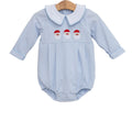Trotter Street Santa Trio Bubble - Blue