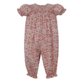 Grace - Liberty Print Long Bubble - Orange Floral