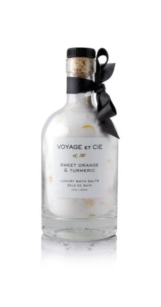 Voyage et Cie - Botanical Mineral Salts 16oz - Sweet Orange & Turmeric