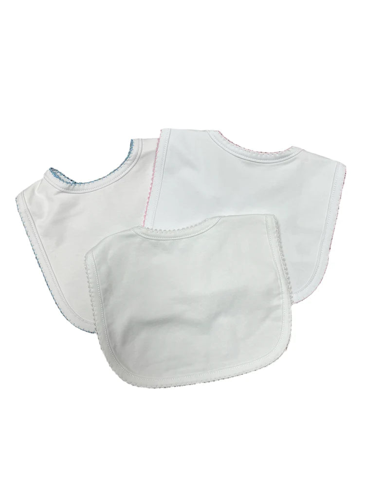 Zsa Zsa & Lolli - Picot Trim - Feeding Bib