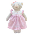 Zubels - Knit Cat Doll with Birthday Dress