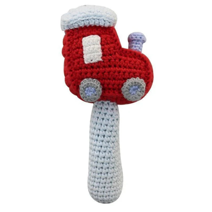 Train Crochet Stick Rattle – Gracie's House