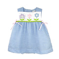 Sunbubble with Overlay Skirt & Flower Appliques