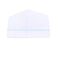 Baby Joy Hat with Blue Crochet Trim