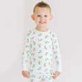 Mini Mallard Long Pajamas - Green
