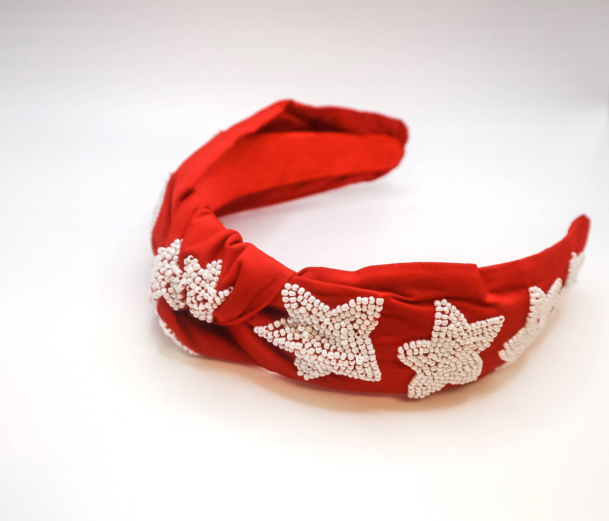 Game Day Headband - Red/White Stars