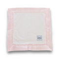 Luxury Baby Lovey Security Blanket with Satin Trim - Pink