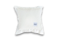 Luxury Baby Nursery Pillow with Satin Trim - Ivory