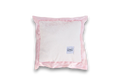 Luxury Baby Nursery Pillow with Satin Trim - Pink