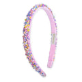 Kids Thin Sequin Headband - Rainbow