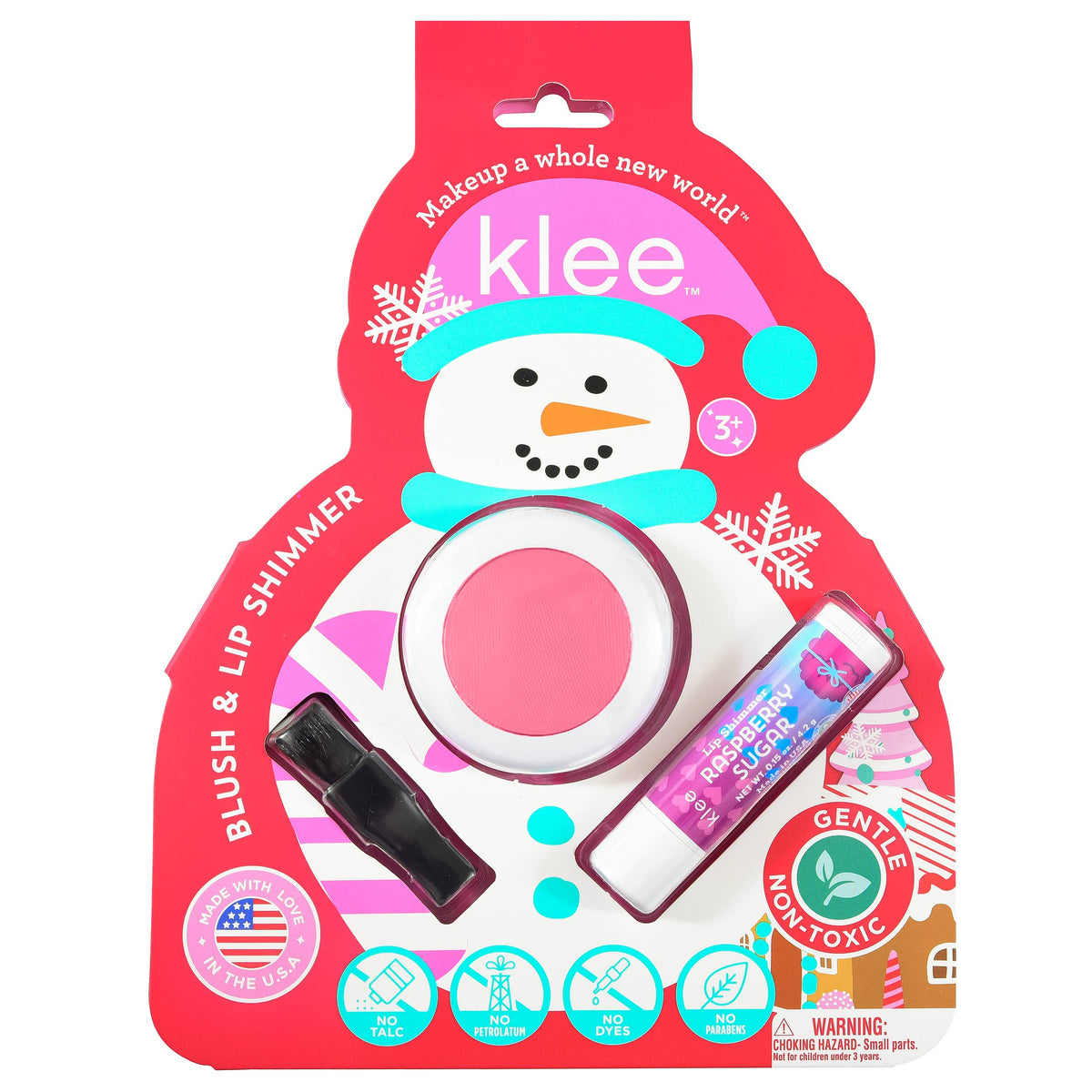 Holiday Blush and  Lip Shimmer Set - Crystal Glow