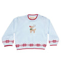 Reindeer Knit Sweater - Blue