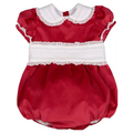 Red Velvet Bubble With Lace
