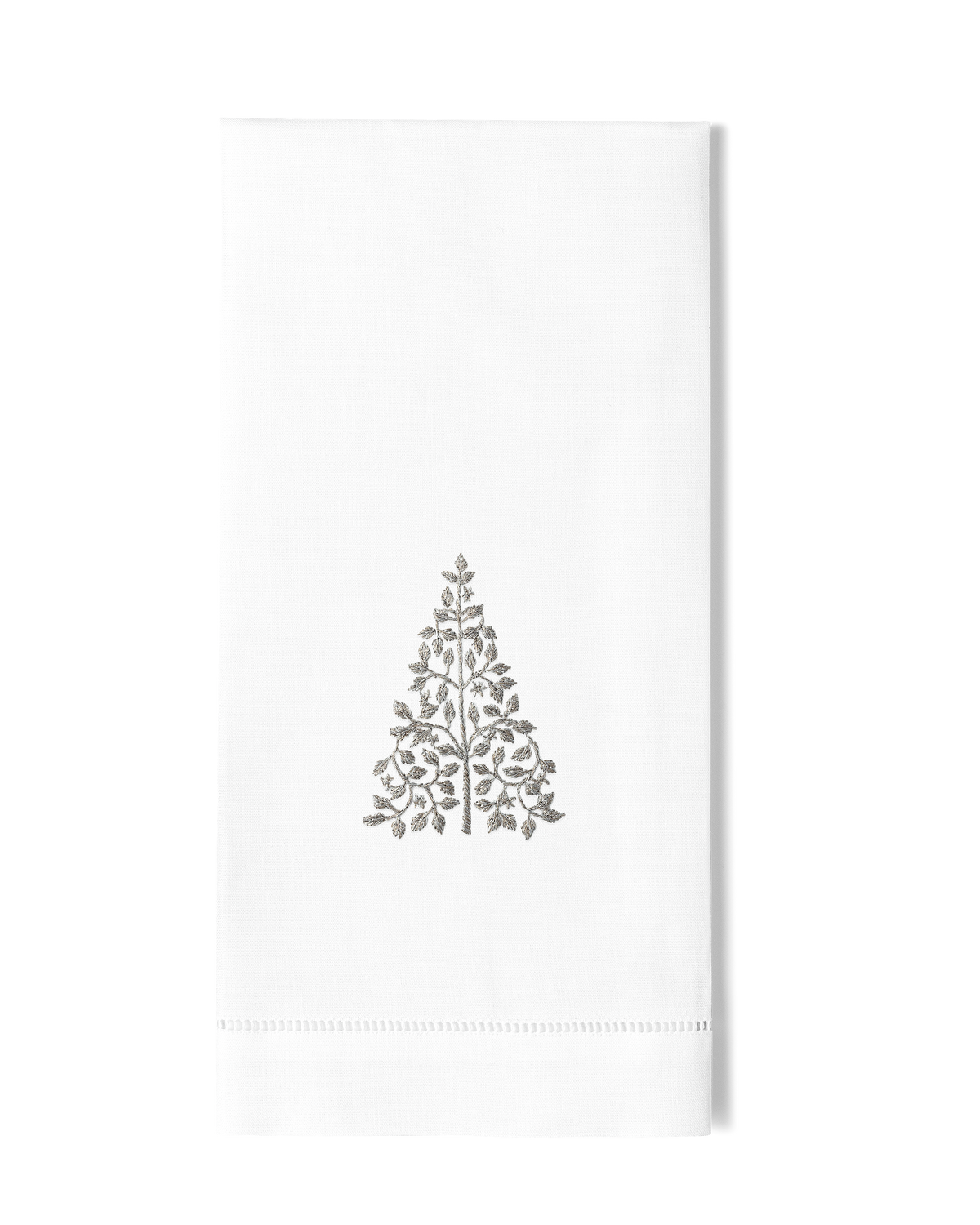 Mod Tree Silver Hand Towel